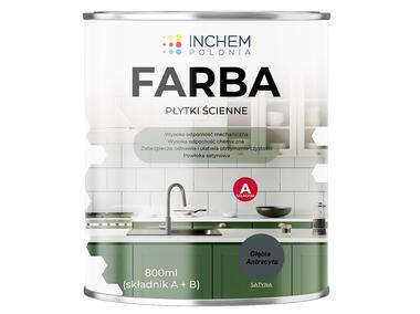 Zdjęcie: Farba Płytki ścienne, głębia antracytu, zestaw 800 ml INCHEM POLONIA