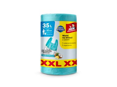 Zdjęcie: Worki HD T-shirt o zapachu owoców tropikalnych XXL 35 L 50 sztuk JAN NIEZBĘDNY