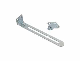 Ogranicznik lufcikowy stalowy ocynk biały METRO