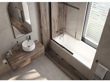 Zdjęcie: Deszczownia Titanium z baterią wannową termostatyczną DEANTE