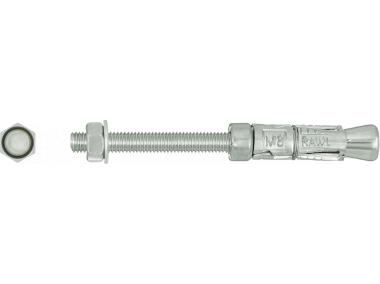 Zdjęcie: Kotwa Rawlbolt z prętem i nakrętką do betonu R-RBP 8x10 mm 50 sztuk RAWLPLUG