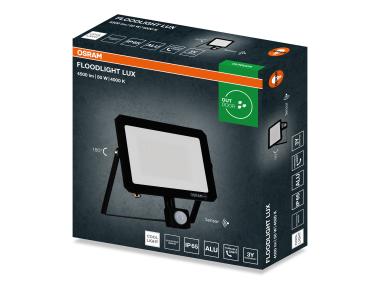 Zdjęcie: Oprawa oświetleniowa LED FL Lux sensor 50 W 840 IP65 BK OSRAM