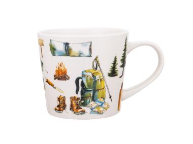 Zdjęcie: Kubek stożek 400 ml dekoracja podróżnik ALTOM DESIGN