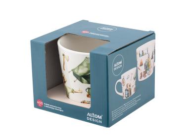 Zdjęcie: Kubek stożek 400 ml dekoracja podróżnik ALTOM DESIGN