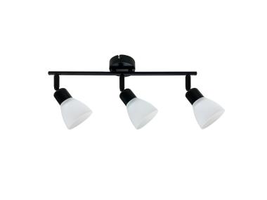 Zdjęcie: Listwa sufitowa Costa 3X40 W E14 czarny+biały CANDELLUX