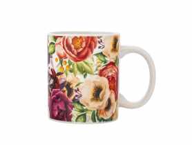 Kubek prosty 350 ml dekoracja Anemon ALTOM DESIGN