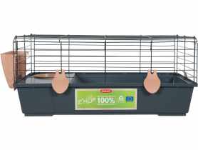 Klatka dla kawii domowej Ehop 80 cm różowa ZOLUX