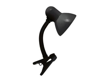 Zdjęcie: Lampka biurkowa Tola E27 Clip kolor czarny max 40 W STRUHM