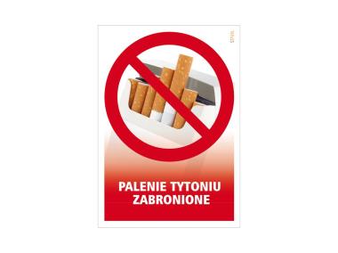 Zdjęcie: Oznaczenie D23 "Palenie tytoniu zabronione" 14,8x21 cm płyta METRO