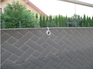 Zdjęcie: Mata Ogrodzeniowa 1,50x2,50 m grafitowa DECOMAT