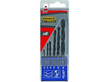 Zdjęcie: Zestaw wierteł do metalu HSS 2-8 mm 6 elementów RAWLPLUG