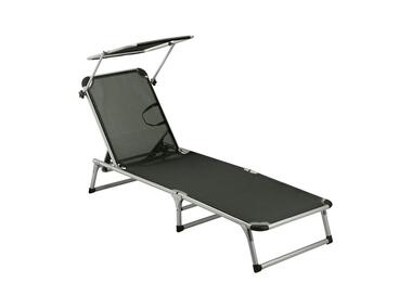 Zdjęcie: Leżak Plażowy Atok Black VIMAR