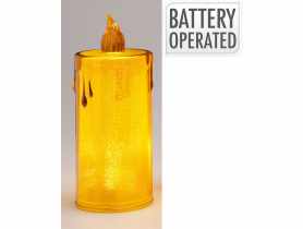 Świeca led 125 mm bursztynowy KOOPMAN