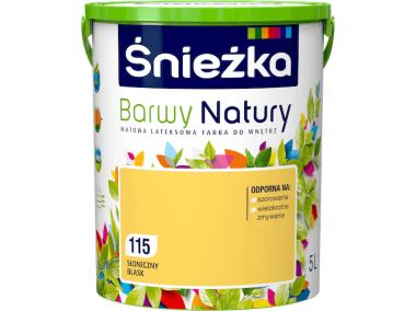 Zdjęcie: Farba Barwy Natury słoneczny blask 115 5L ŚNIEŻKA