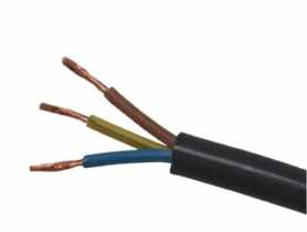 Przewód elektryczny OWY 3x2,5 czarny (szpula 100) MERCOR