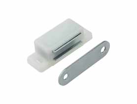 Zatrzask meblowy magnetyczny ZM-12M biały METRO