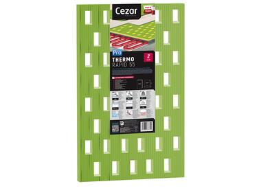 Zdjęcie: Podkład pod panele Cezar Pro Thermo Rapid 2 mm zielony CEZAR
