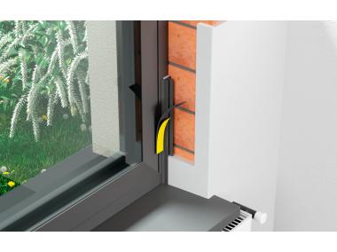 Zdjęcie: Listwa PVC BP12 L300 9/6 winchester, przyokienna, dylatacyjna, tynkarska z uszczelką BELLA PLAST