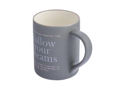 Zdjęcie: Kubek prosty 410 ml dekoracja follow your dreams ALTOM DESIGN