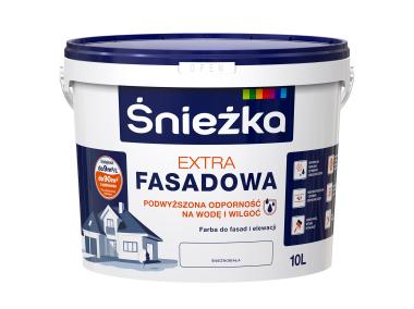 Zdjęcie: Farba Extra Fasadowa Śnieżnobiał 10L N ŚNIEŻKA