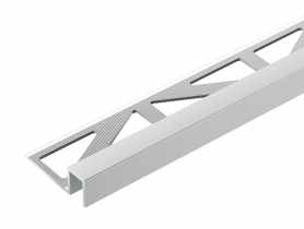 Profil do glazury kwadratowy 11x12 mm srebrny anoda poler 2,5 m CEZAR