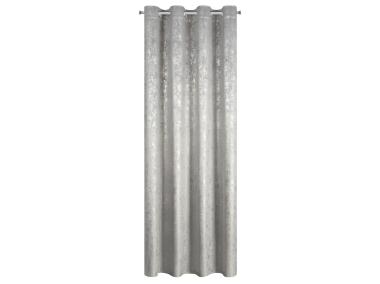 Zdjęcie: Zasłona Astrid 140x250 cm stalowo-szara na przelotkach EUROFIRANY