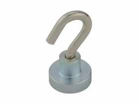 Magnes neodymowy okrągły z haczykiem M4 16x4,5 mm, 2 sztuki STAHL