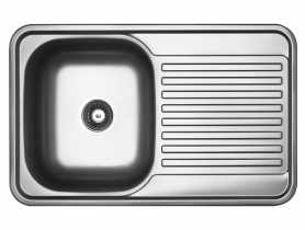 Zlew wpuszczany Faro 1 komorowy z ociekaczem 48x78 cm z syfonem KUCHINOX