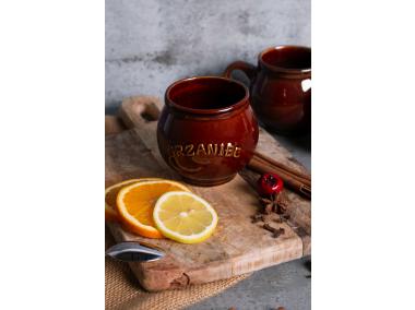 Zdjęcie: Kubek beczułka z napisem Grzaniec 320 ml ALTOM DESIGN