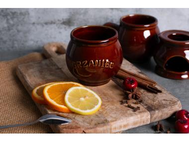 Zdjęcie: Kubek beczułka z napisem Grzaniec 320 ml ALTOM DESIGN