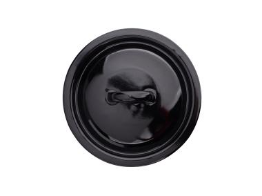 Zdjęcie: Pokrywa emaliowana 18 cm czarna ALTOMDESIGN