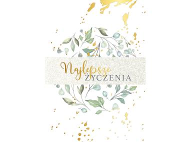 Zdjęcie: Karnet PR-187 Najlepsze życzenia KUKARTKA