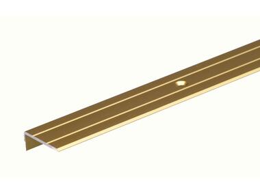 Zdjęcie: Listwa schodowa ALU złoty 1000x24,5x10 mm ALBERTS