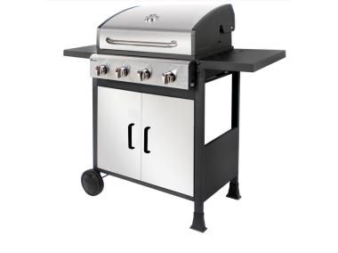 Zdjęcie: Grill gazowy 4-palnikowy 2,7 kW z rusztem żeliwnym AMR IMPEX