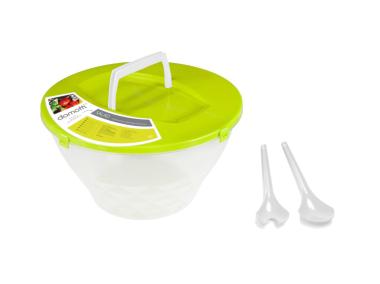 Zdjęcie: Miska do sałaty Salad 5 L zielona DOMOTTI