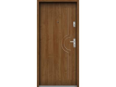 Zdjęcie: Drzwi wejściowe do mieszkań Bastion N-03 Olcha 90 cm lewe ODR KR CENTER