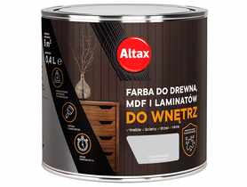 Farba do drewna,MDF i laminatów do wnętrz 0,4 L popielaty ALTAX