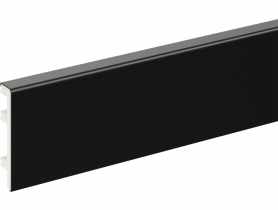 Listwa przypodłogowa PVC Status Line 80x15 mm 2,2 m czarny RAL9005 lakier mat CEZAR