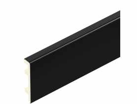 Listwa przypodłogowa PVC Status Line 80x15 mm 2,2 m czarny RAL9005 lakier mat CEZAR