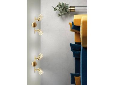 Zdjęcie: Lampa ścienna listwa York 2xG9 mosiądz CANDELLUX