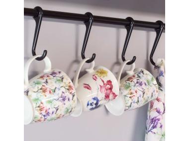 Zdjęcie: Kubek na stopce Garden 300 ml kwiaty miętowe AMBITION