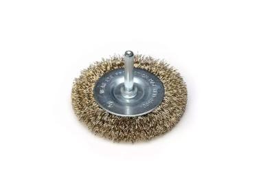 Zdjęcie: Szczotka druciana tarczowa mosiądzowana 100 mm DEDRA