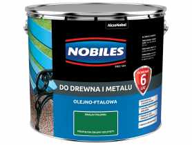 Farba ftalowa do drewna i metalu Ftalonal 10 L zielony soczysty NOBILES