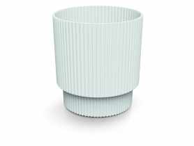 Doniczka Milly Round biały, wysokość 13,8 cm PROSPERPLAST