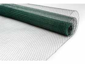 Siatka heksagonalna PVC 50 cm - 5 m zielona LUSTAN