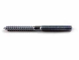Wkręt dwugwintowy 8x160 mm - 100 szt. STALCO