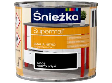 Zdjęcie: Emalia Nitro czarny 0,2L ŚNIEŻKA