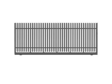 Zdjęcie: Brama przesuwna bez przeciwwagi Anika 4,00 m, 1,80 m, z zamkiem hakowym, lewa POLBRAM