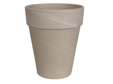 Zdjęcie: Donica z terakoty prosta 38 cm XL granit CERMAX
