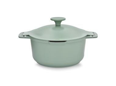 Zdjęcie: Garnek z powłoką Qualum Basic z pokrywką Fern 20 cm AMBITION